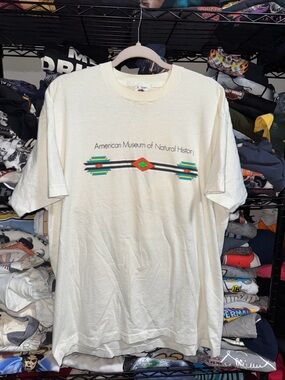Vintage 90s American Museum Of Natural History Art Shirt Size Xl